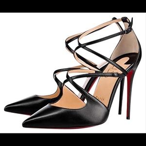 Authentic Christian Louboutin Crossfliketa Heels